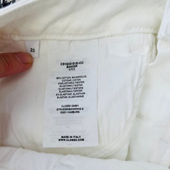 Closed Baker jeans in white size 23 - Picture 10 of 12